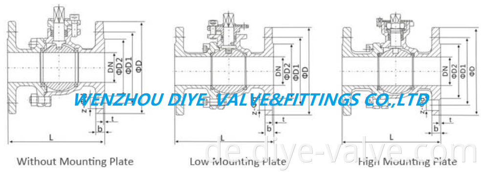 2PC FLANGE BALL VALVESS